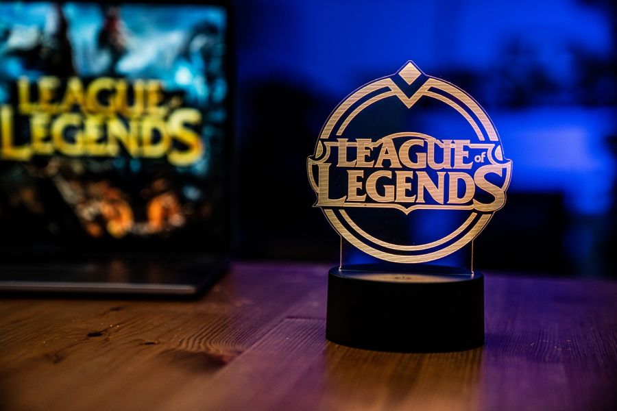 Stille og rolig Indgang Bageri League of Legends - Acrylic led Light - LoL