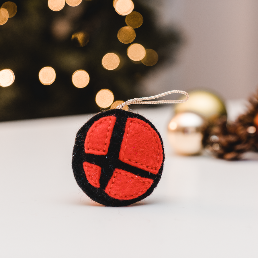 Smash Christmas Ornament