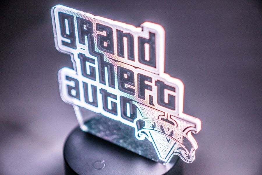 GTA 5 - Acrylic LED Light - Grand Theft Auto