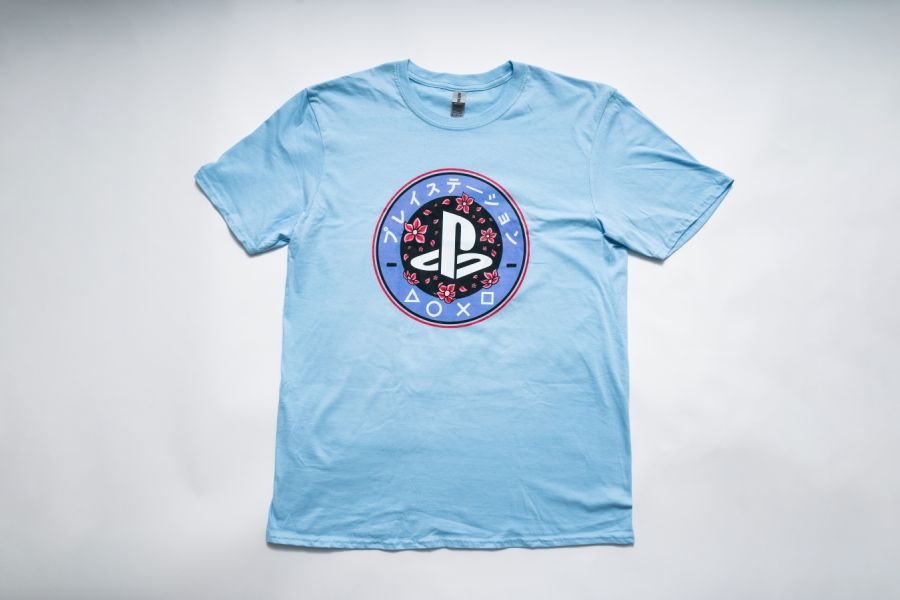 PS Japanese Circle Tshirt Blue
