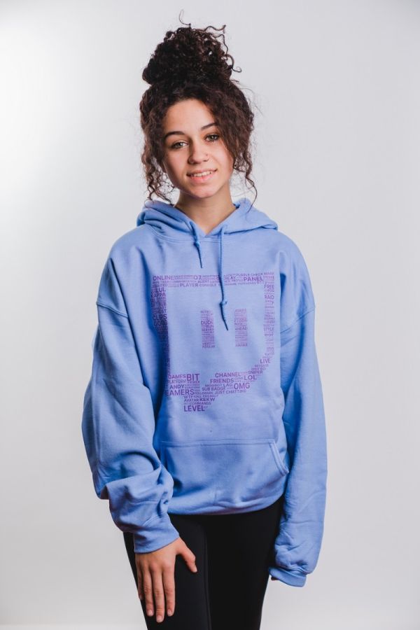 Violet Twitch Collage Hoodie