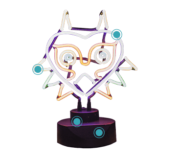 majora's mask neon light